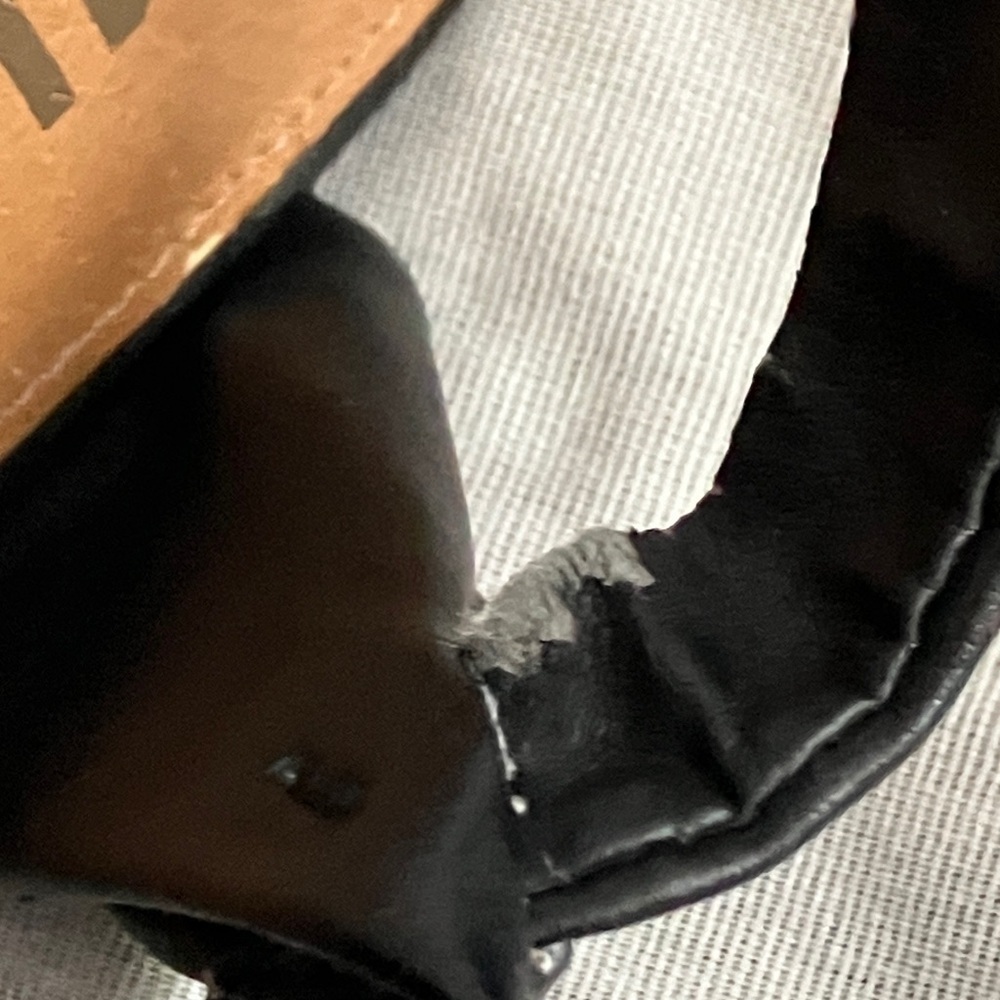 MIA 8 1/2 Black and Brown Platform Heels vegan - Picture 9 of 16